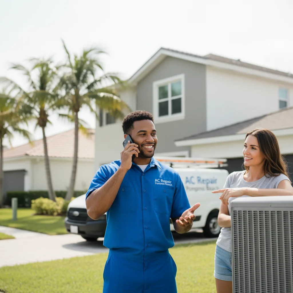 AC Repair Pompano Beach customer support in Sandersville